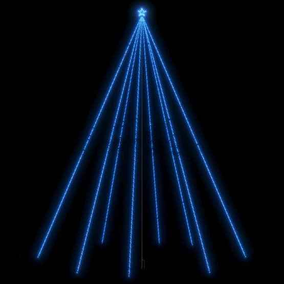 Julgransbelysning Inomhus/Utomhus 1300 Leds Blå 8 M