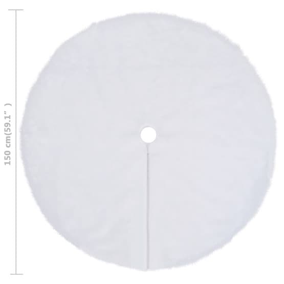Julgranskrage Vit 150 Cm Fuskpäls