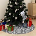 Miniatyrbild 1 av 7: Julgranskrage Lyxig Med Grå Strumpa 122 Cm Tyg