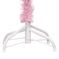 Miniatyrbild 4 av 10: Plastgran Med Led Och Julgranskulor Rosa 210 Cm Pvc