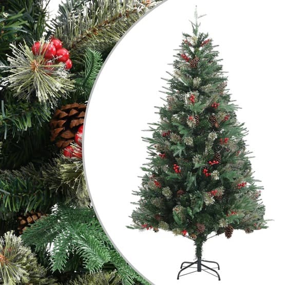 Plastgran Med Kottar Grön 195 Cm PvcOchPe