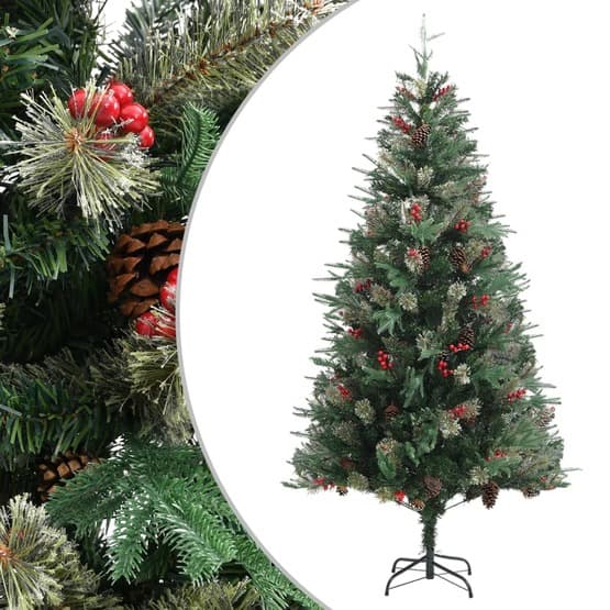 Plastgran Med Kottar Grön 225 Cm PvcOchPe