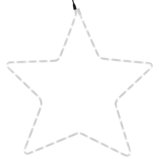 Julstjärna Ljusslinga Med 48 Leds Varmvit 56 Cm