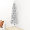 Miniatyrbild 3 av 8: Smal Halv Plastgran Med Stativ Silver 120 Cm