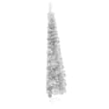 Miniatyrbild 5 av 8: Smal Halv Plastgran Med Stativ Silver 120 Cm