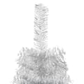 Miniatyrbild 6 av 8: Smal Halv Plastgran Med Stativ Silver 120 Cm