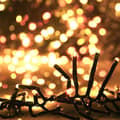 Miniatyrbild 4 av 7: Ljusslinga Cluster Med 400 Led Varmvit 7,4 M Pvc