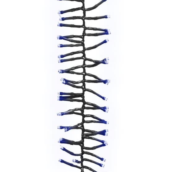 Ljusslinga Med 400 Led Cluster Blå 7,4 M Pvc