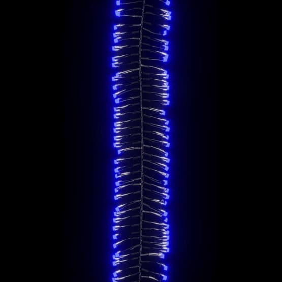 Ljusslinga Med 400 Led Cluster Blå 7,4 M Pvc