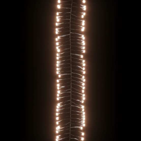 Ljusslinga Med 1000 Led Cluster Varmvit 11 M Pvc
