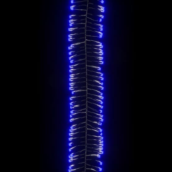 Ljusslinga Med 1000 Led Cluster Blå 11 M Pvc