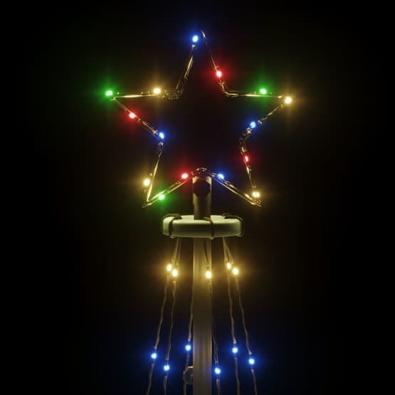 Julgranskon Färgglad 108 Leds 70X180 Cm
