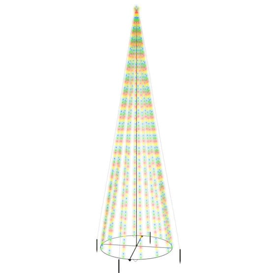 Julgranskon Färgglad 1134 Lysdioder 230X800 Cm