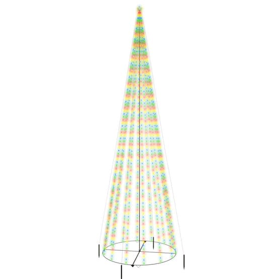 Julgranskon Färgglad 1134 Lysdioder 230X800 Cm
