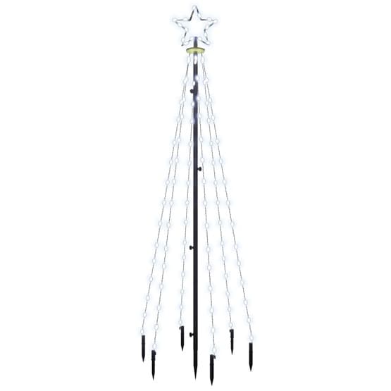 Julgran Med Markspett 108 Kallvita Lysdioder 180 Cm