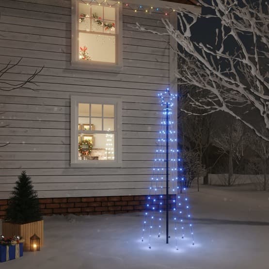 Julgran Med Markspett 108 Blåa Lysdioder 180 Cm