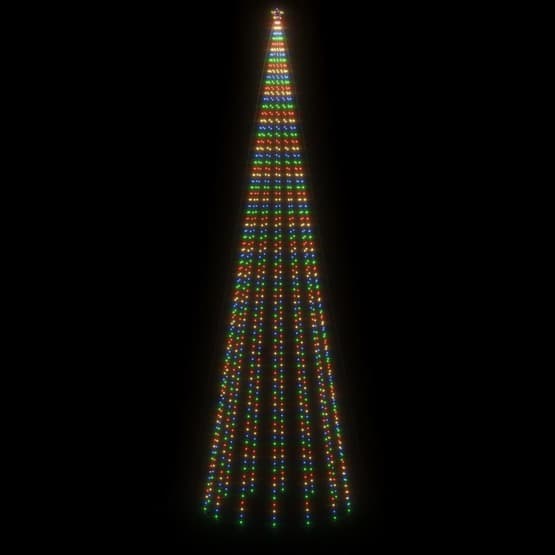 Julgran Med Markspett 1134 Färgglada Lysdioder 800 Cm