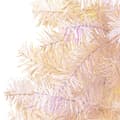 Miniatyrbild 3 av 6: Plastgran Med Regnbågsskimrande Grenar Vit 210 Cm Pvc