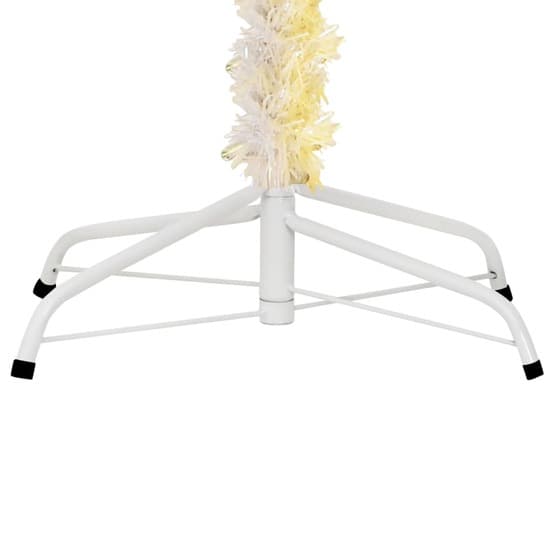 Plastgran Med Regnbågsskimrande Grenar Vit 240 Cm Pvc