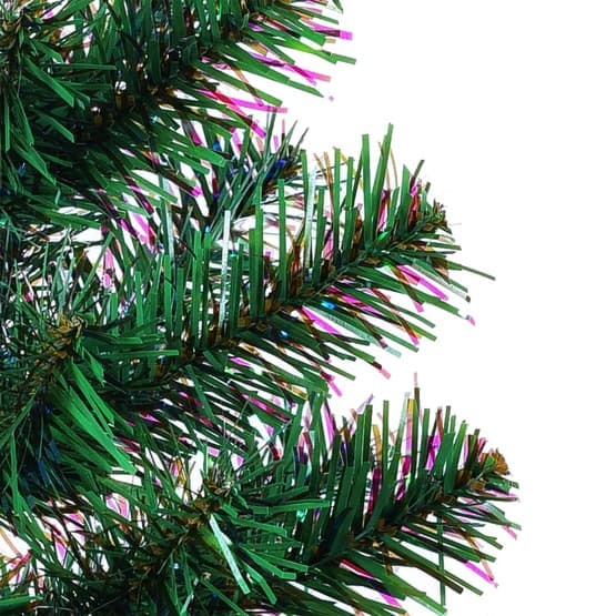 Plastgran Med Regnbågsskimrande Grenar Grön 240 Cm Pvc