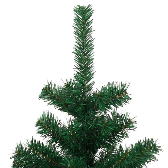 Julgran Med Fot Slingrande Led Grön 180 Cm Pvc