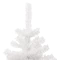 Miniatyrbild 5 av 9: Julgran Med Kruka Slingrande Led Vit 120 Cm Pvc