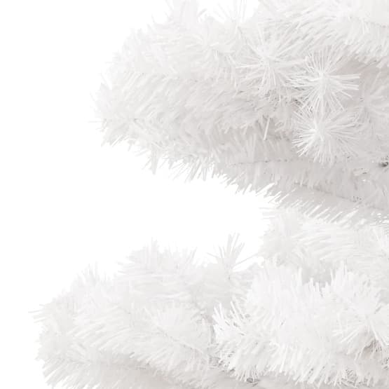 Julgran Med Kruka Slingrande Led Vit 120 Cm Pvc