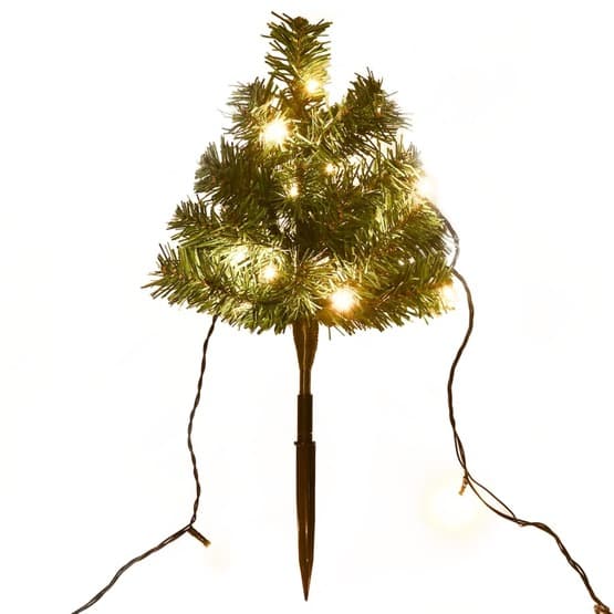 Julgranar För Trädgårdsgång 6 St Varmvit Led 45 Cm Pvc