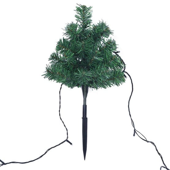 Julgranar För Trädgårdsgång 6 St Varmvit Led 45 Cm Pvc