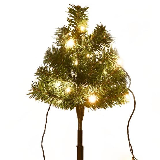 Julgranar För Trädgårdsgång 6 St Varmvit Led 45 Cm Pvc
