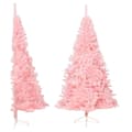 Miniatyrbild 2 av 8: Halv Plastgran Med Stativ Rosa 210 Cm Pvc
