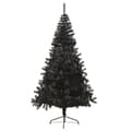 Miniatyrbild 4 av 8: Halv Plastgran Med Stativ Svart 210 Cm Pvc