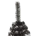 Miniatyrbild 6 av 8: Halv Plastgran Med Stativ Svart 210 Cm Pvc