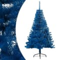 Miniatyrbild 3 av 8: Halv Plastgran Med Stativ Blå 150 Cm Pvc
