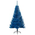 Miniatyrbild 4 av 8: Halv Plastgran Med Stativ Blå 180 Cm Pvc