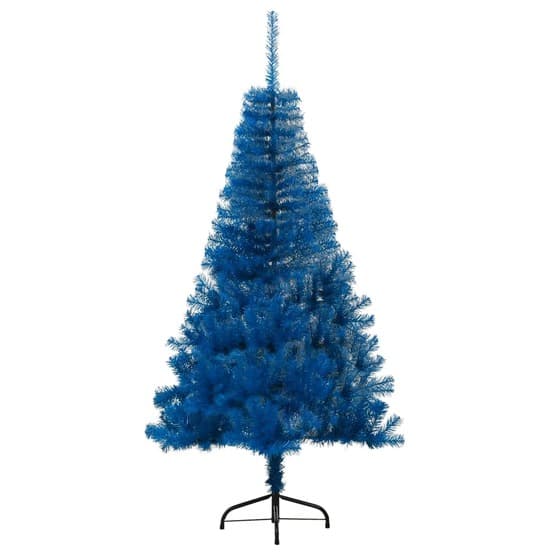 Halv Plastgran Med Stativ Blå 180 Cm Pvc
