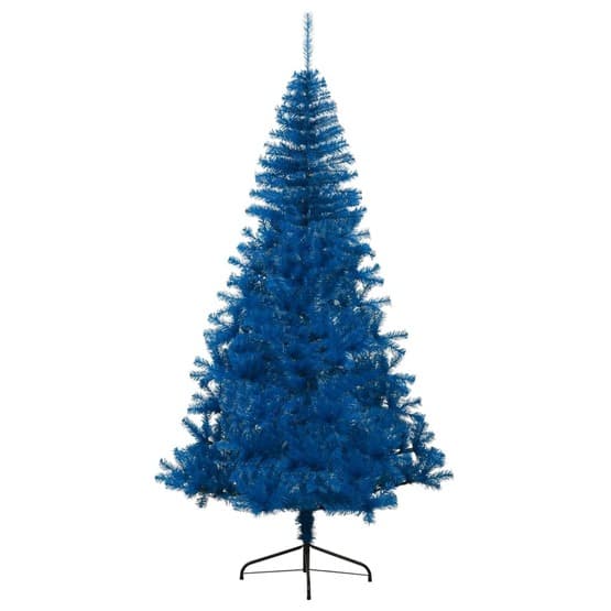 Halv Plastgran Med Stativ Blå 210 Cm Pvc
