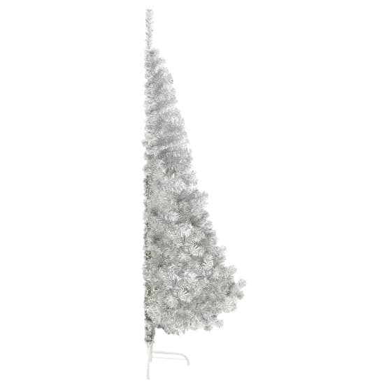 Halv Plastgran Med Stativ Vit 180 Cm Pvc