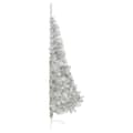 Miniatyrbild 4 av 7: Halv Plastgran Med Stativ Silver 210 Cm Pvc