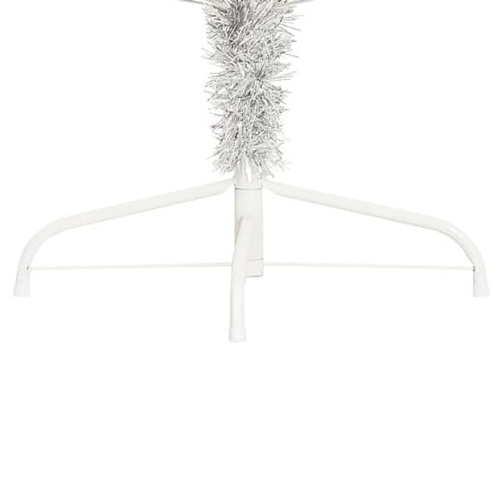 Halv Plastgran Med Stativ Silver 210 Cm Pvc
