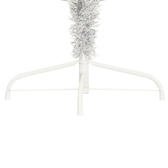 Halv Plastgran Med Stativ Silver 240 Cm Pvc