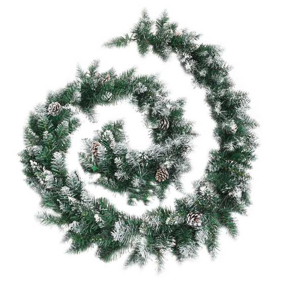 Julgirlang Med Led-Lampor Grön 5,2 M Pvc