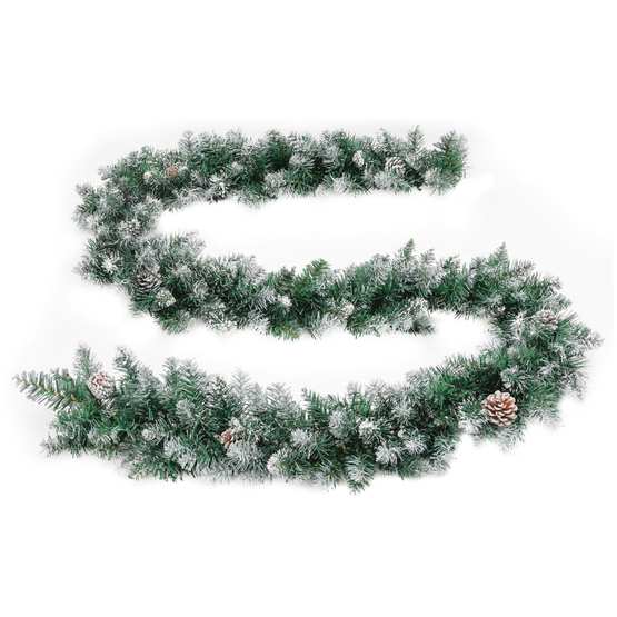 Julgirlang Med Led-Lampor Grön 5,2 M Pvc