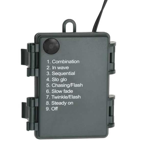 Julgirlang Med Led-Lampor Grön 5,2 M Pvc