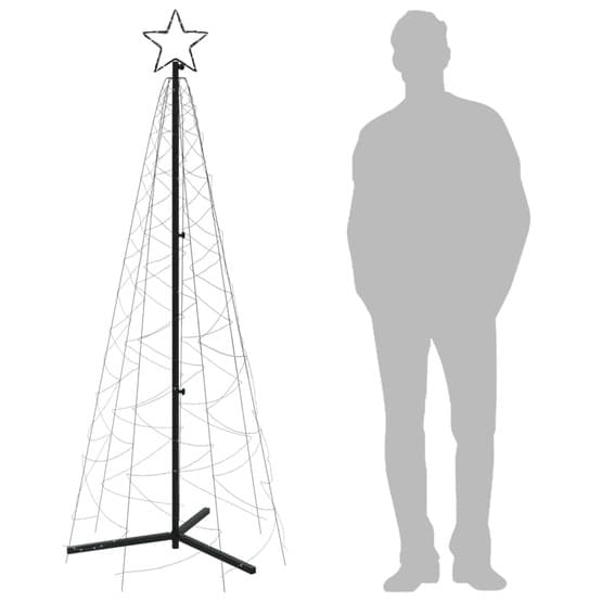 Julgranskon Kallvit 200 Leds 70X180 Cm