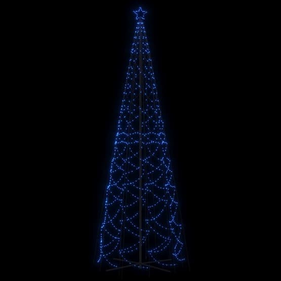 Julgranskon Blå 1400 Leds 160X500 Cm