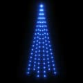 Miniatyrbild 4 av 10: Julgran På Flaggstång Blå 108 Leds 180 Cm