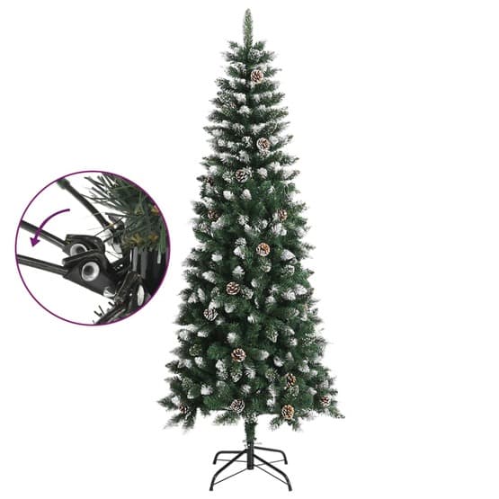 Plastgran Med Fot 210 Cm Pvc Grön