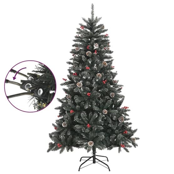 Plastgran Med Fot Grön 150 Cm Pvc