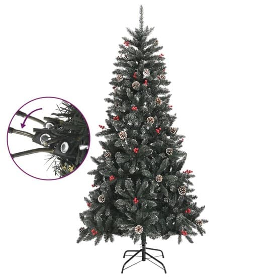 Plastgran Med Fot Grön 210 Cm Pvc